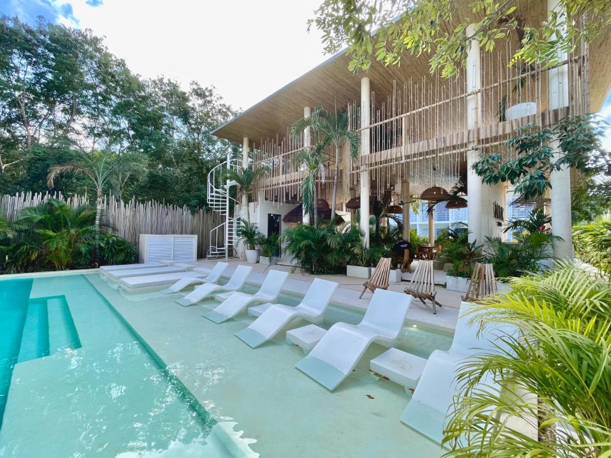 Beautiful Swim-Up Studio With Private Terrace, Pool And Jungle Gym Tulum Exterior foto