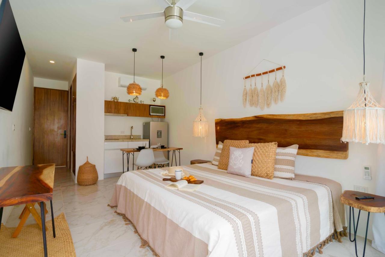 Beautiful Swim-Up Studio With Private Terrace, Pool And Jungle Gym Tulum Exterior foto